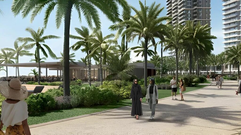 Address Residences Al Marjan Island walking trail