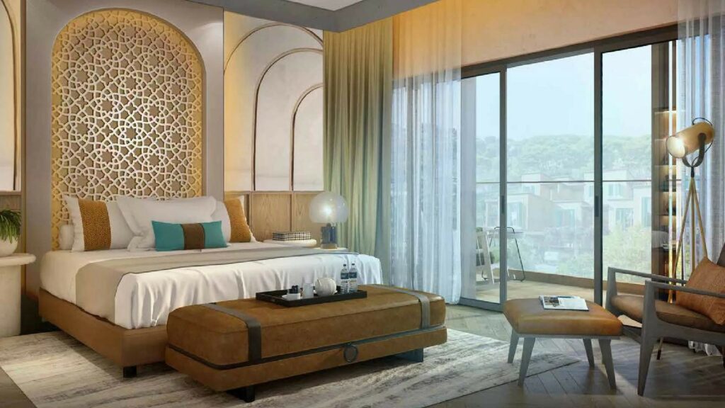 Morocco Damac Lagoons bedroom